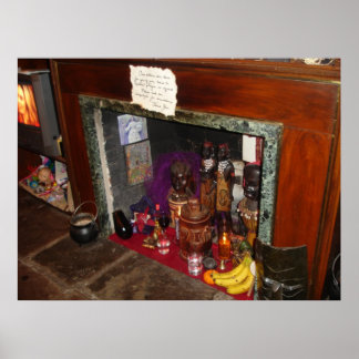 Póster Nova Orleans VooDoo Altar
