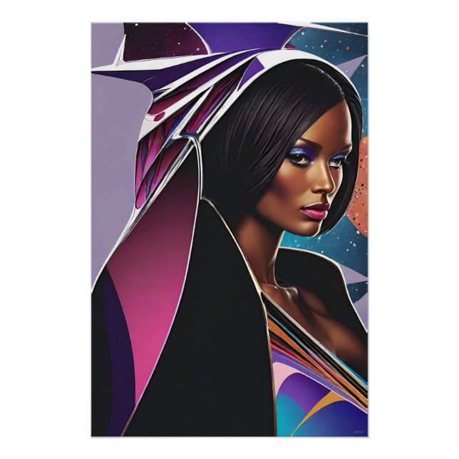 Póster Nova Princesa Interdimensional - Ken Gage Art (Frente)