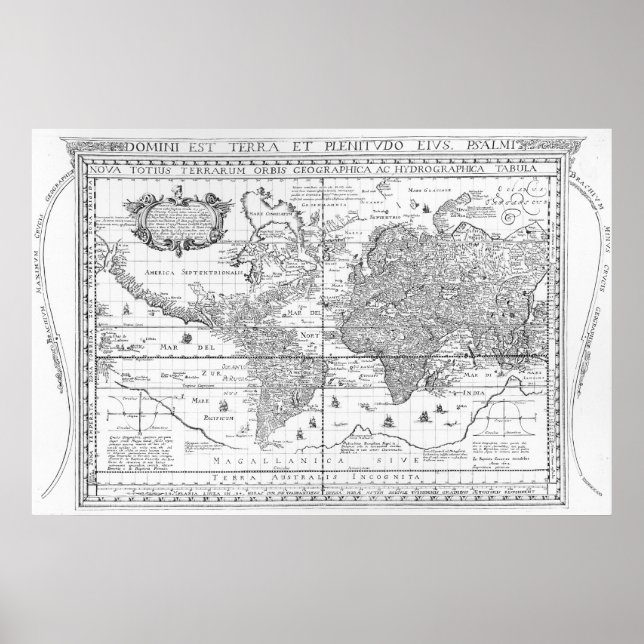 Poster Nova Totius Terrarum Orbis (Frente)