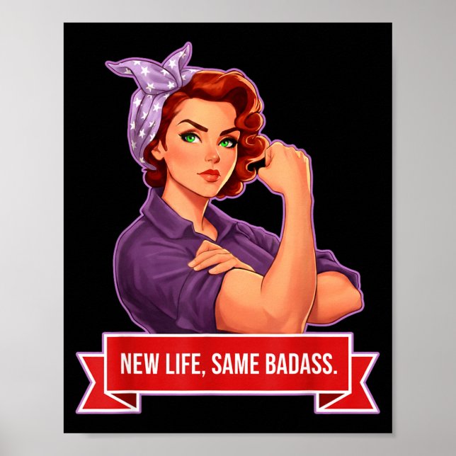 Poster Nova Vida Mesma Garota Empoderamento Feminino (Frente)