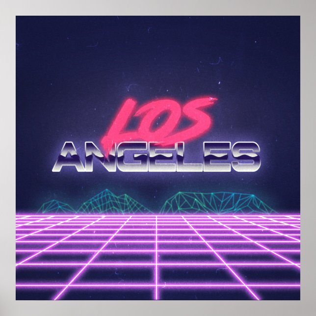 Poster Nova Wave Retro LA (Frente)