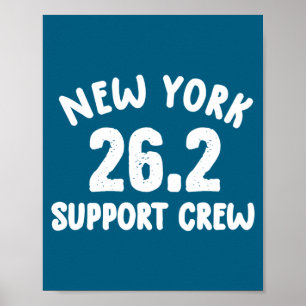Poster Nova York 26 2 Suprt Crew Maratona Corrida Roupas