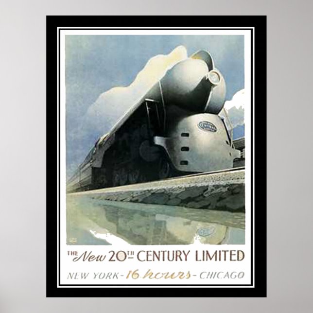 Póster Nova York-Chicago em 16 Horas!!!! (Frente)