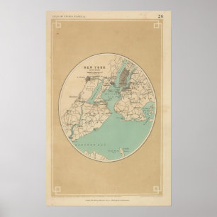 Póster Nova York e seus Ambientes