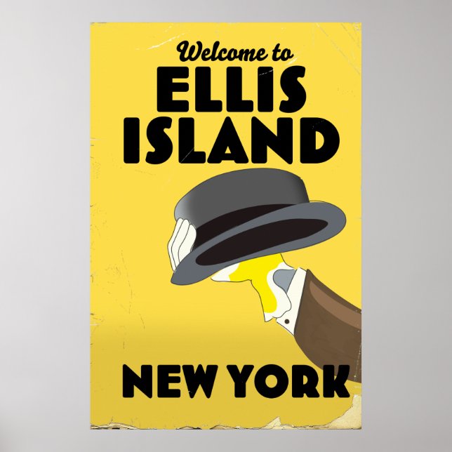 Poster Nova York Ellis Island (Frente)