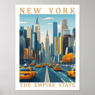 Poster Nova York, Estado do Império EUA, Viagem