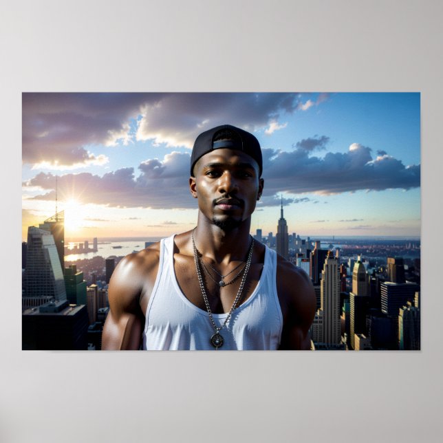 Poster Nova York - Estrela do Rap (Frente)