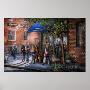 Póster Nova York - Loja - Greenwich Village - Jefferey's