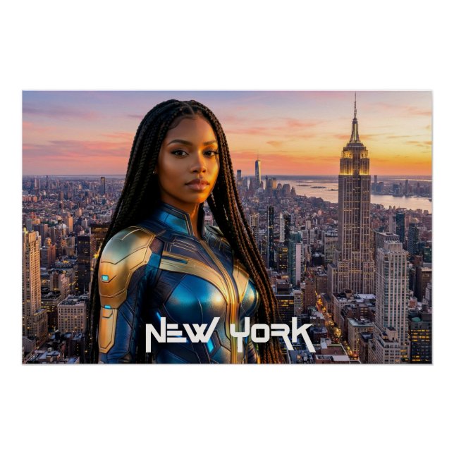 PÓSTER NOVA YORK - NYC - (Frente)