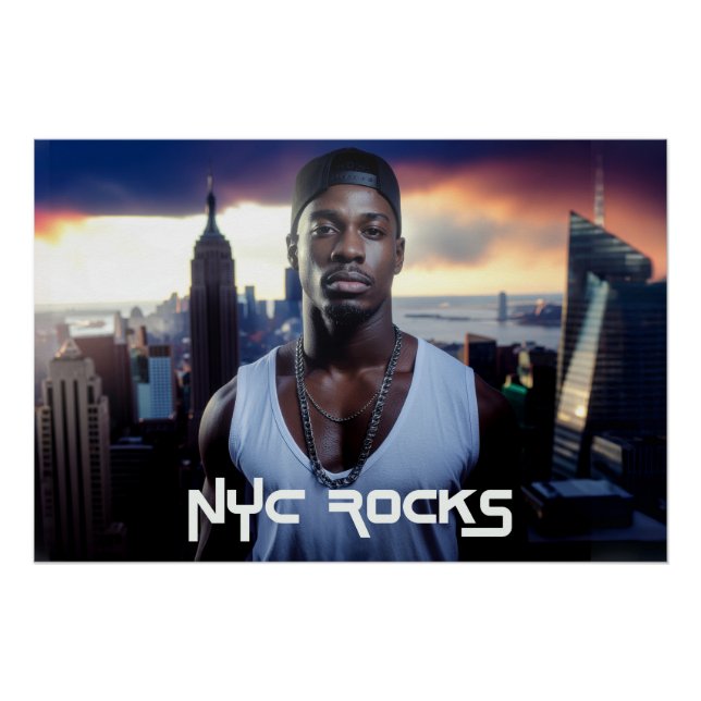 PÓSTER NOVA YORK ROCKS - NYC (Frente)