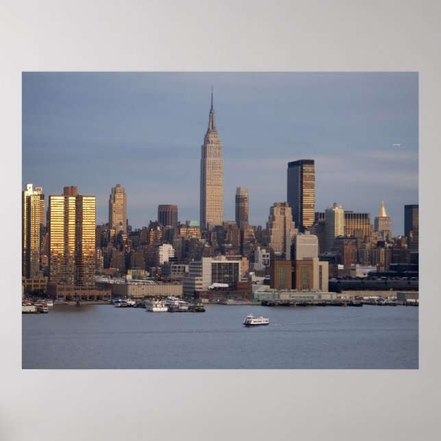 Póster Nova York Skyline em Dusk (Frente)