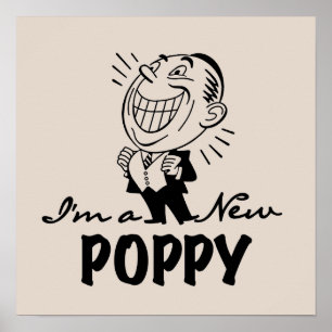 Póster Novas camisetas e presentes sorridentes