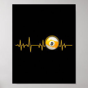 Poster Nove Ll Piscina Pulsação Cortar Bilhetes Snooker P
