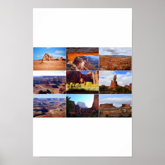 Póster Nove Marcas de Utah (Frente)