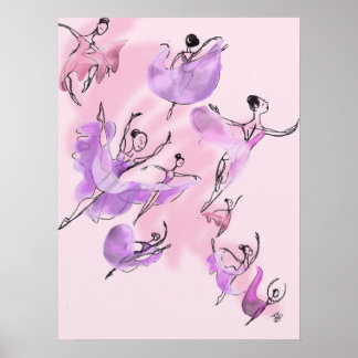 Póster "Nove Mulheres Dançando"