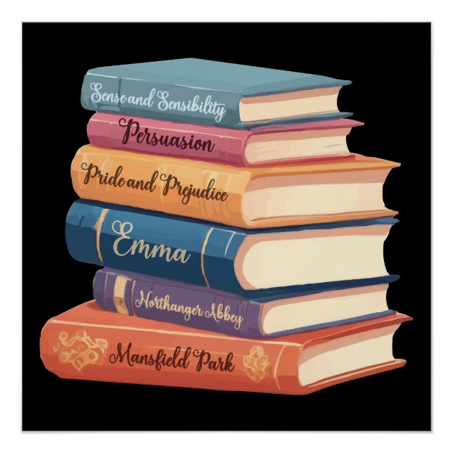 Póster Novelas de Jane Austen VII (Frente)