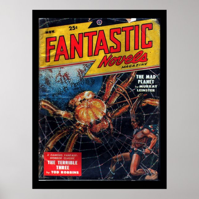 Poster Novelas Fantásticas - 1948.114_Pulp Art (Frente)