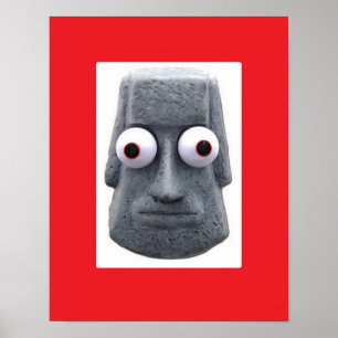 Poster Novelty de Moai Eyed inseto
