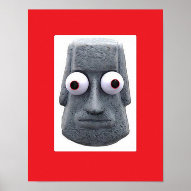 Poster Novelty de Moai Eyed inseto (Frente)