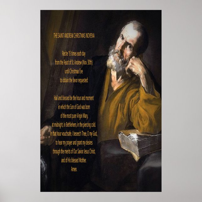 Poster Novena do Natal de São André (Frente)