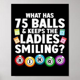 Poster Novidade Legal de Bingo para Homens Mulheres Amant