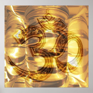 Poster NOVINO Naveen OM Mantra Dedicação