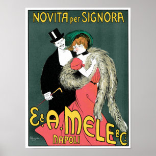 Póster Novita Per Signora ~ E. A. Mele co.