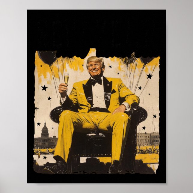 Poster Novo Ano Trump 2025 (Frente)