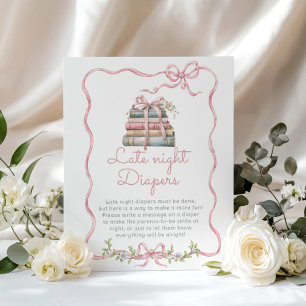 Poster Novo Capítulo Laço Rosa Fraldas Noturnas jogo