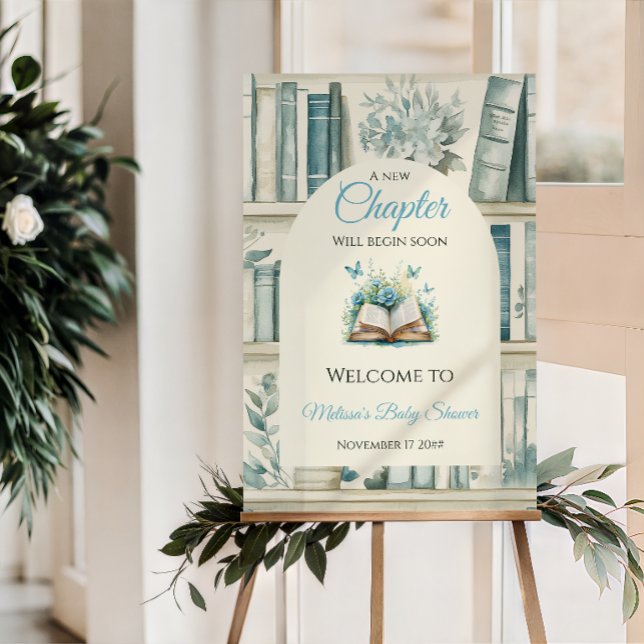 Poster Novo Capítulo Livro Infantil para Biblioteca Chá d (Criador carregado)