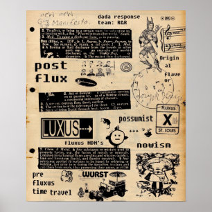 Poster Novo Manifesto Fluxus