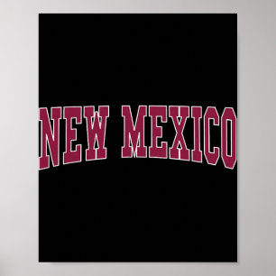 Poster Novo México - Design Retrô - Clique
