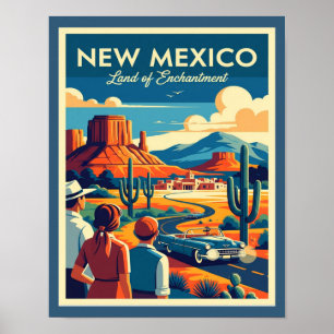 Poster Novo México do século médio