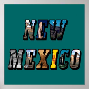 Poster Novo México, Texto dos EUA