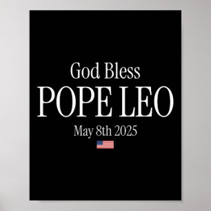 Poster Novo Papa Deus abençoe 2025 Leo 8 de maio de 2025