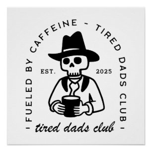Póster Novo papai de café engraçado,  de pais Cachorro