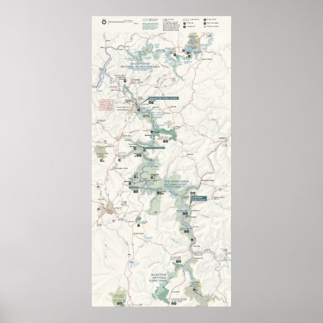 Poster Novo rio Gorge (Frente)