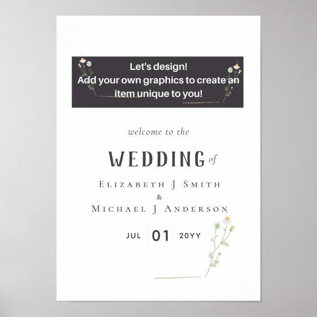 Poster NOVO! SINAL DE CASAMENTO design 11x15.4 (Frente)