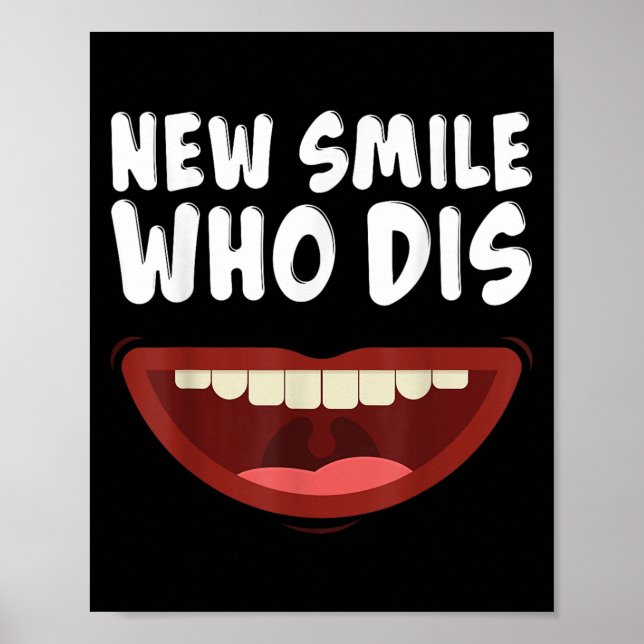 Poster Novo Sorriso Quem São Esses Presilhas Fora Present (Frente)