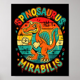 Poster Novo spinosaurus mirabilis 2026 descoberta inferno