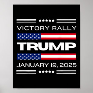 Poster NOVO! Trump Victory Rally Mega Histórica O Último 