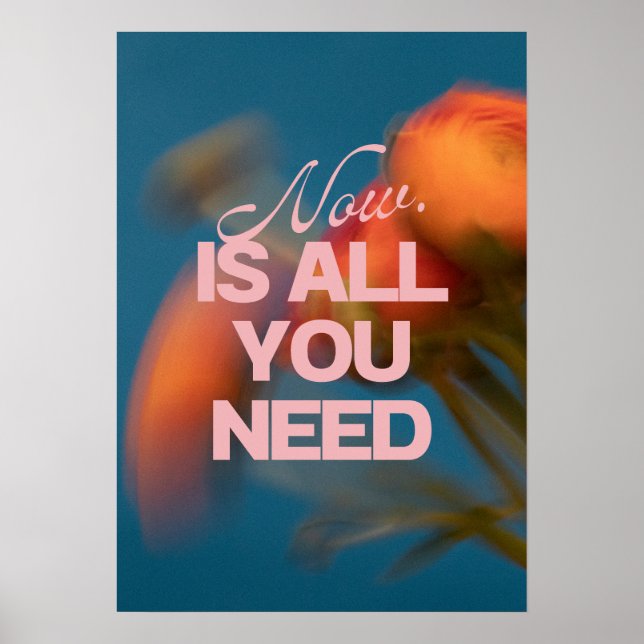 Poster Now. Is all you need. Motivation (Frente)