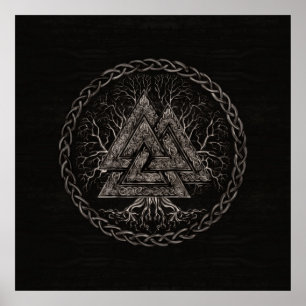 Poster Noz e Árvore da Vida