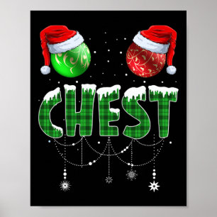 Poster Nozes de Natal Casal Correspondente Castanhas