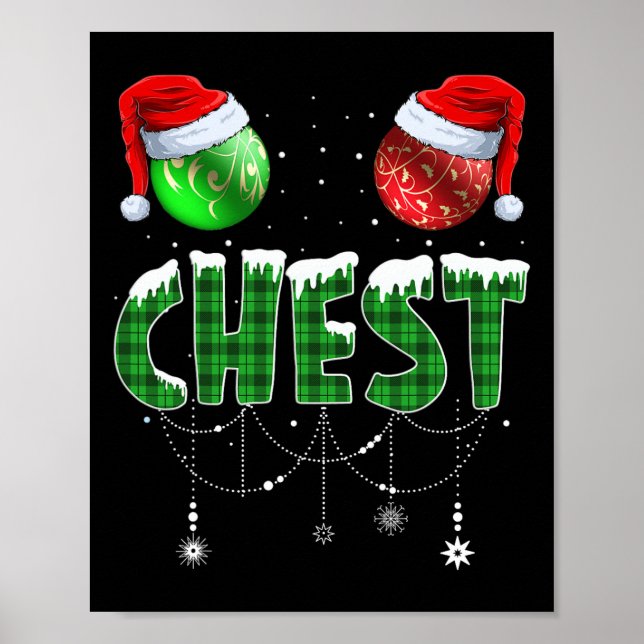 Poster Nozes de Natal Casal Correspondente Castanhas  (Frente)