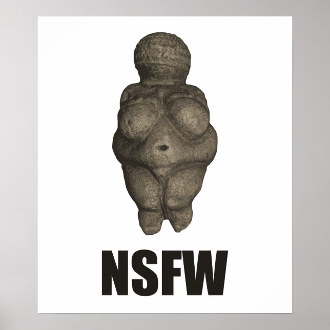 Poster NSFW Prehistórico Venus Figurine (Frente)