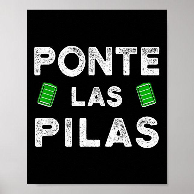 Poster Nte Las Las Funny Spanish Saying Motivational  (Frente)