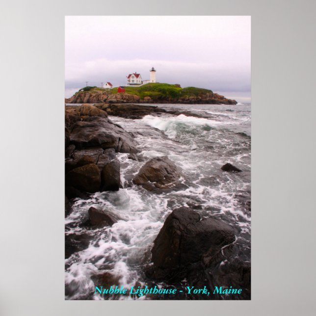 Poster Nubble Lighthouse - York, Maine (Frente)
