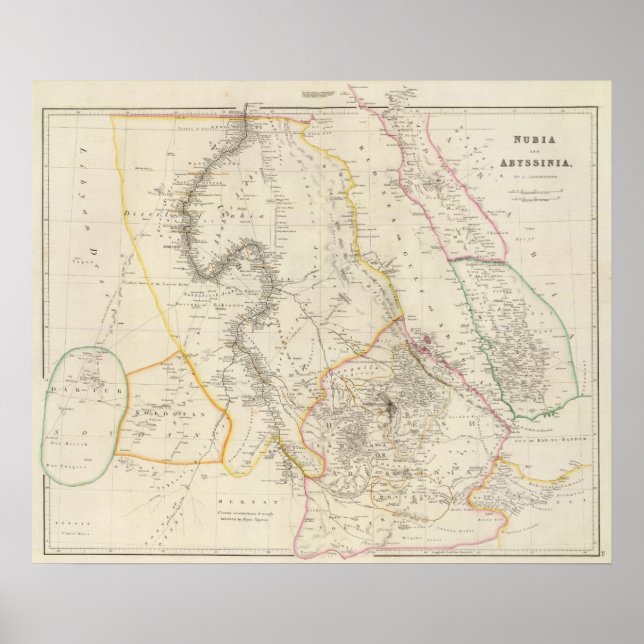 Poster Nubia e Abyssinia (Frente)