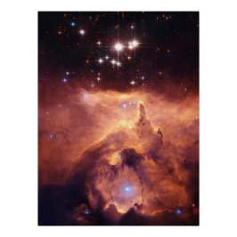 Póster Núcleo da Nebulosa Lagosta de NGC 6357, ZGOS